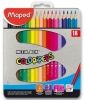 Цветни моливи Мапед MAPED COLOR'PEPS 18 цвята в метална кутия